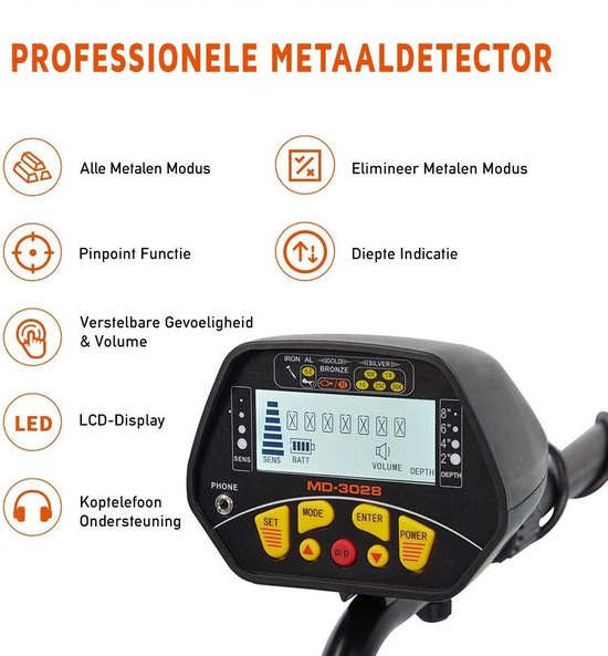 Waterdichte Metaaldetector 7.8 - K&F Concept