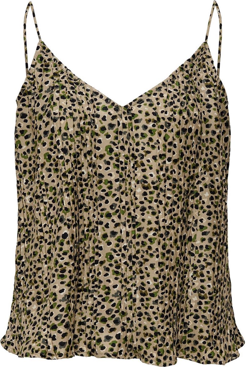 Only Top Onldia Life Plisse Singlet Wvn 15226422 Elmwood/vibrant Do Dames Maat - M