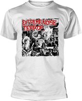 Extreme Noise Terror Unisex Tshirt -M- HOLOCAUST (WHITE) Wit
