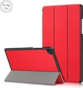 Tablethoes - Geschikt voor Samsung Galaxy Tab A 10.1 (2019) - Tabletcover - Rood - Samsungtablet hoes - Bookcover