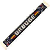 Brugge Blauw/Zwart - Voetbal sjaal met de kleuren van Club Brugge