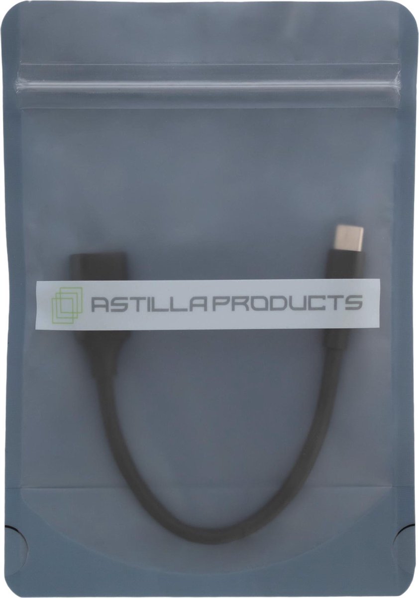 USB-C naar USB-A 3.0 OTG Host kabel 20 cm, dataoverdracht 5 Gbit/s, adapter voor MacBook, laptop, smartphone - Afbeelding 4