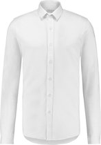 Purewhite -  Heren Slim Fit  Essential Overhemd  - Wit - Maat XL