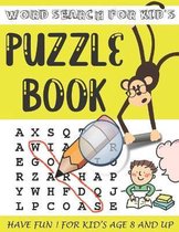 Word Search for Kid's Puzzle Book