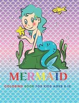 mermaid coloring book for kids ages 5-12