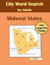 City Word Search for Adults Midwest States