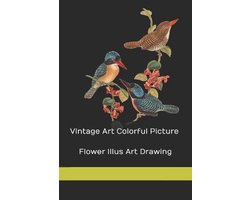 Vintage art colorful picture