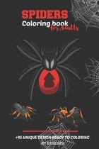 spiders Coloring Book for Adults