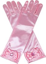Het Betere Merk - Speelgoed meisjes - voor bij je prinsessenjurk - Elsa / Anna roze handschoenen voor bij je frozen jurk - prinsessen verkleedkleding