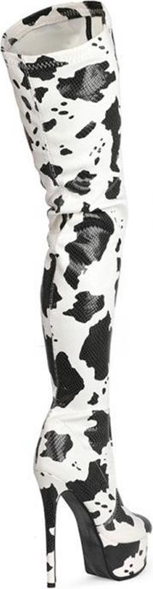 Kinky cow print laarzen grote maat (45) | bol.com