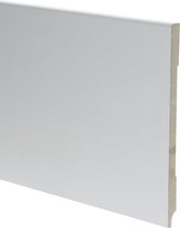 Hoge plinten - MDF - Moderne plint 150x9 mm - Wit - Voorgelakt - RAL 9010 - Per stuk 2,4m
