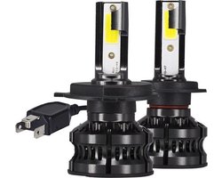 H4 led 8000K Witte Koplampen - High power Plus