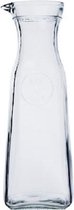 Cosy en Trendy Karaf - Transparant - 1l - 9.2x9.2x26.8cm - Glas en Yourkitchen E-kookboek