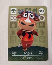 Amiibo animal crossing new horizons kaarten origineel Eu : 398 angus