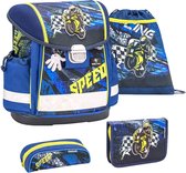 Belmil Rugzakset Motor Speed 19 Liter Polyester Blauw 4-delig
