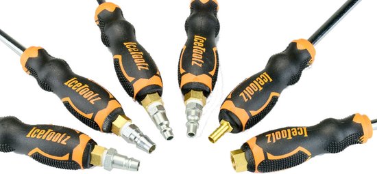 IceToolz pomp compressorhandvat + schroefaansluiting — afbeelding 4