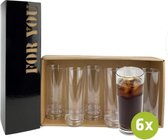 6x Longdrinkglas Madrid 33cl cadeauset | Onbreekbare kunststof / plastic drinkglazen