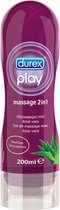 Durex Massage Olie en Glijmiddel - Aloë Vera - Waterbasis - 200 ml