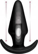 Kinetic Thumping 7X Large Anal Plug - Black