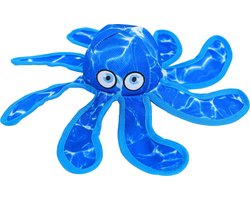 Hondenspeelgoed - Drijvende Inktvis - Kleur: Blauw - Lengte: 32 cm