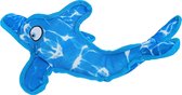 Hondenspeelgoed - Drijvende Haai - Kleur: Blauw - Lengte: 35 cm