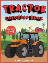 Tractor Coloring book for kids 4-8