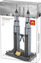 Wange 5213 Architect Petronas Towers - 1160 bouwstenen - Compatibel met grote merken - Bouwdoos