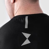 Body & Fit Hero Motion T-Shirt - Sportshirt Heren - Fitness Top Mannen – Maat XL - Zwart