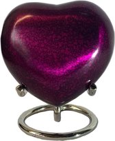 Mini urn hart Pink metallic 13098