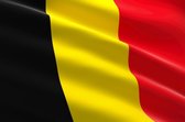 Partychimp Landsvlag België 150 Cm Polyester Zwart/geel/rood