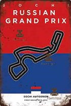 Formule 1 - Grand Prix Rusland - Circuit Sochi Autodrom - Formula 1 – Max verstappen - F1 Wandbord – Mancave - Metal Sign – Mannen Cadeau - vaderdag - max Vestappen - Historische Grand Prix