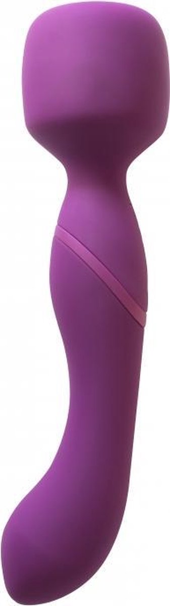 Goedkoopste Wand Vibrator Massager - Warmtefunctie - 10 vibratiestanden - 2 motors - USB oplaadbaar - Waterdicht IPX7 - Milieuvriendelijk 100 Silicone - Lola Games Wand - Paars