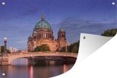 Tuindecoratie Berlijn - Kathedraal - Museum - 60x40 cm - Tuinposter - Tuindoek - Buitenposter