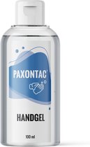 Paxontac Handgel 100 ml - Droogt snel en plakt niet - Hygiënische Alcohol gel - Handige meeneemverpakking