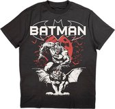 DC Comics Batman Heren Tshirt -2XL- Gargoyle Zwart