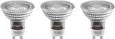 CALEX - LED Spot 3 Pack - SMD - GU10 Fitting - 3W - Warm Wit 2700K - Wit