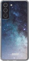 6F hoesje - geschikt voor Samsung Galaxy S21 FE -  Transparant TPU Case - Milky Way #ffffff