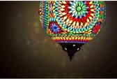 Sukria | Fezz | Hanglamp | Oosters | Mozaïek | Multi Colour | 25 cm. |