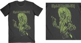 Iron Maiden Heren Tshirt -S- One Colour Eddie Zwart