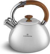 Edënbërg Classic Line - RVS Fluitketel - 3 liter