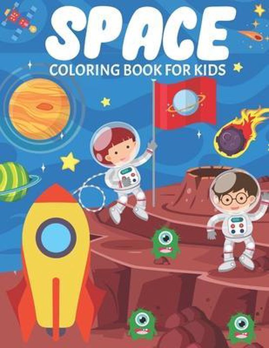 Space Coloring Book For Kids - cover