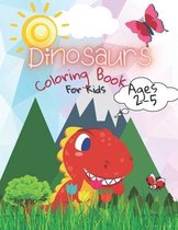 Dinosaurs Coloring Book For Kids 2-5