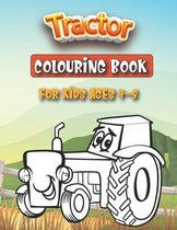 Tractor Colouring Book For Kids Ages 4-8