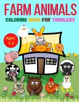 Farm Animals Coloring book for Toddlers