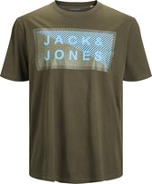 JACK&JONES PLUS SIZE JCOSHAWN TEE SS CREW NECK PS Heren T-shirt - Maat EU2XL