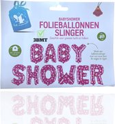 3BMT Babyshower versiering meisje - roze babyshower ballonnen