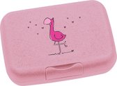 Lunchbox Bambini rood flamingo