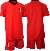 Voetbalset Supporter - Junior - Rood/Zwart - 128