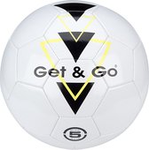 Get & Go Voetbal - Triangle Speed - Wit/Zwart/Fluorgeel - 5