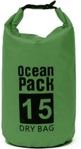 Nixnix Waterdichte Tas - Dry bag - 15L - Groen - Ocean Pack - Dry Sack - Survival Outdoor Rugzak - Drybags - Boottas - Zeiltas